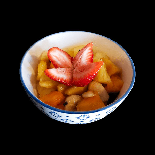 Salade de fruits (Fruits en fonction des saisons)